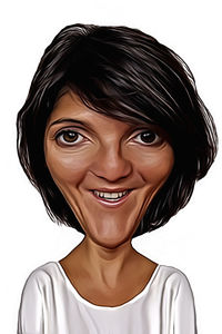 Caricature de Florence Foresti