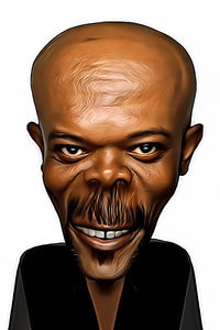 Caricature de Samuel L. Jackson