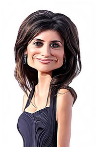 Caricature de Penelope Cruz