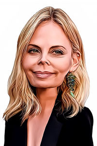 Caricature de Charlize Theron