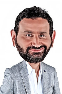 Caricature de Cyril Hanouna