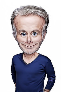 Caricature de Franck Dubosc