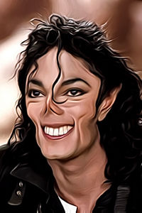 Caricature de Michael Jackson