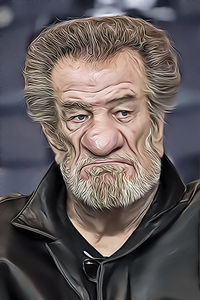 Caricature de Eddy Mitchell