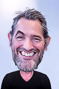 Caricature de Jean Dujardin