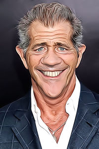 Caricature de Mel Gibson