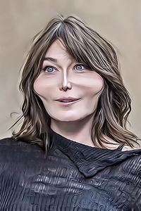 Caricature de Carla Bruni