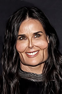 Caricature de Demi Moore