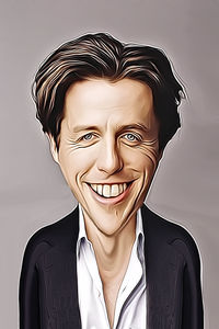 Caricature de Hugh Grant