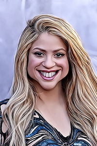 Caricature de  Shakira