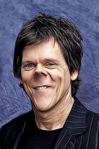 Caricature de Kevin Bacon