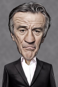 Caricature de Robert De Niro