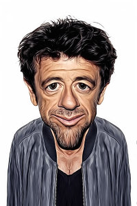 Caricature de Patrick Bruel