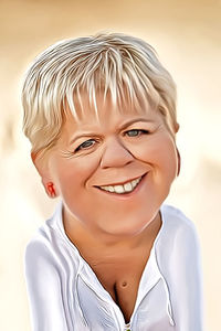 Caricature de Mimie Mathie