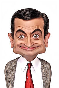 Caricature de Mr Bean