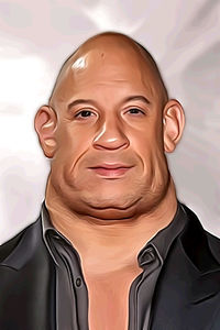 Caricature de Vin Diesel