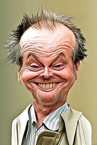 Caricature de Jack Nicholson