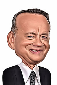 Caricature de Tom Hanks