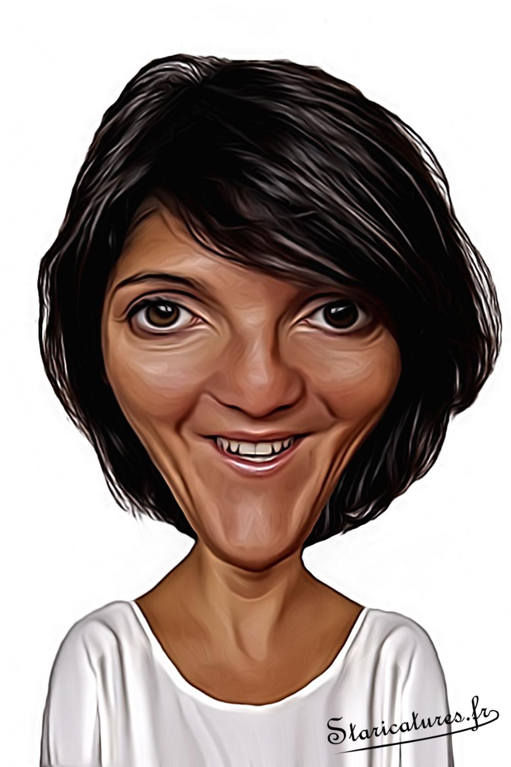 Caricature de Florence Foresti