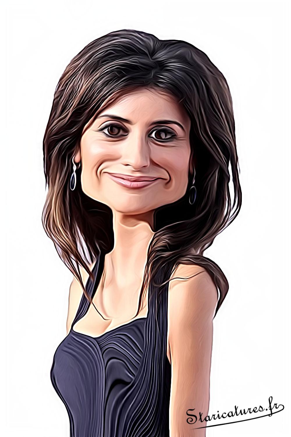 Caricature de Penelope Cruz