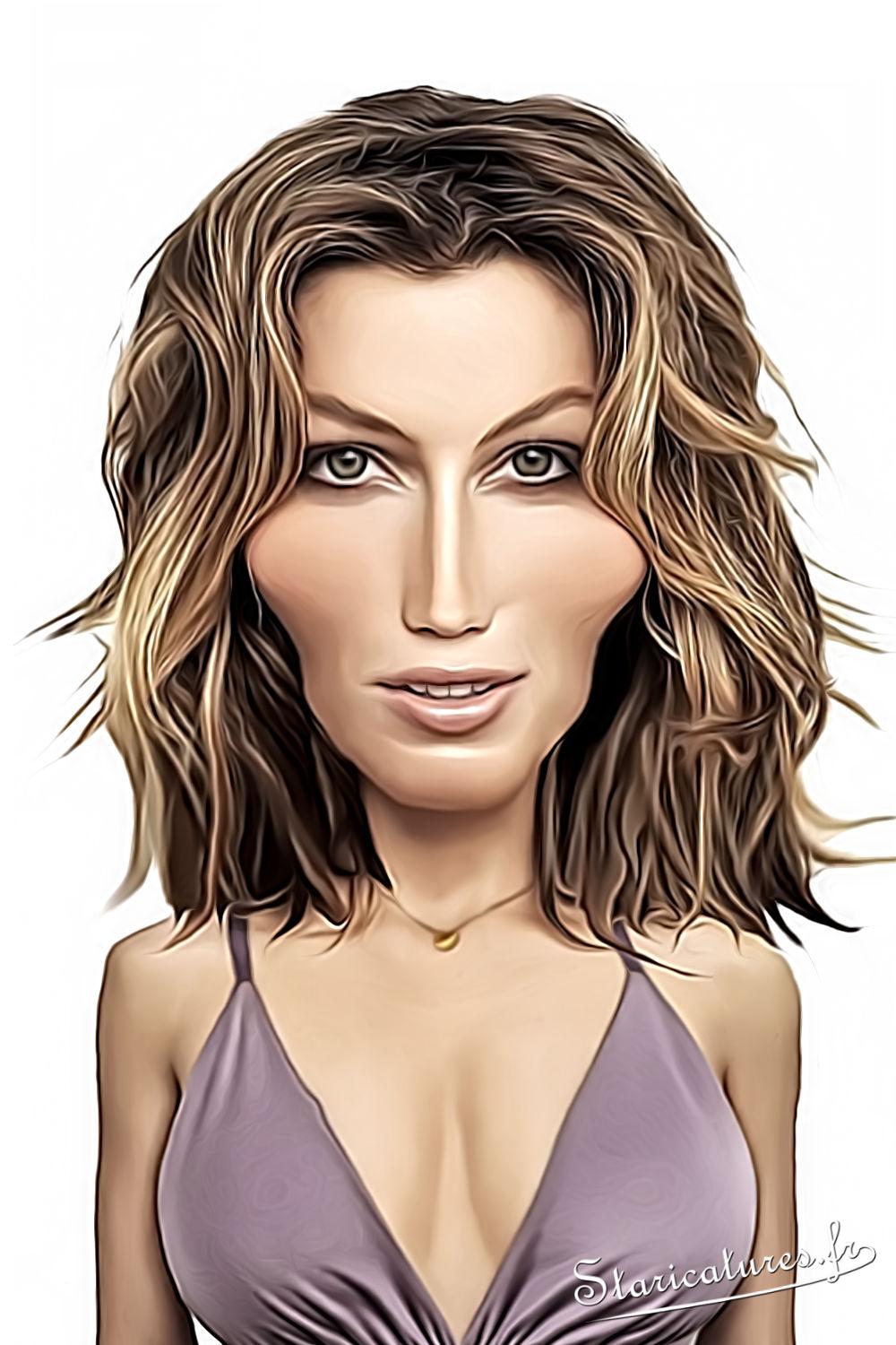 Caricature de Jessica Biel