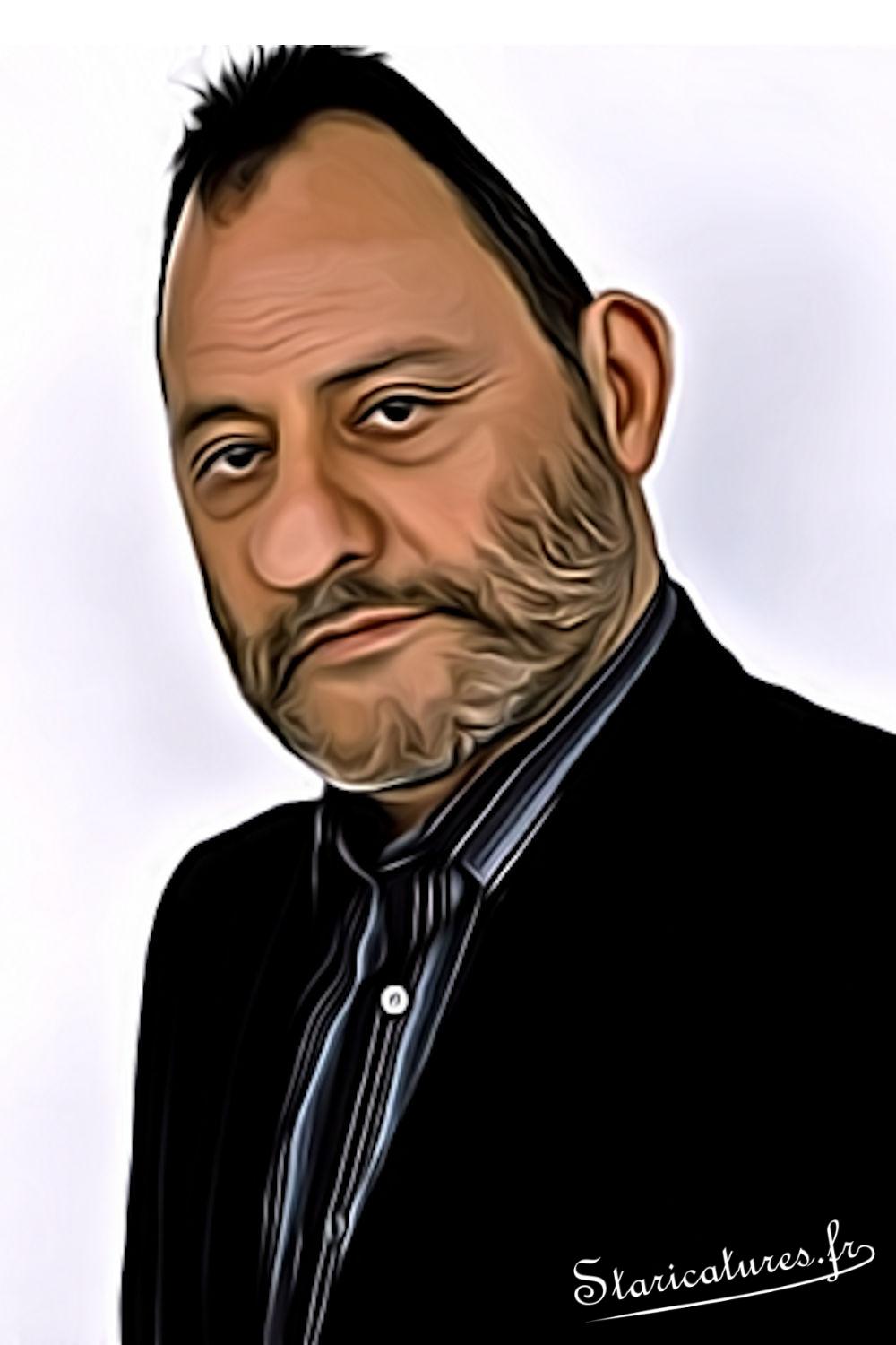 Caricature de Jean Reno