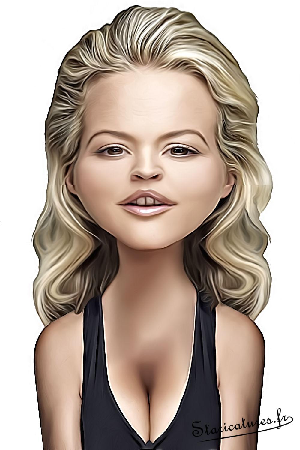 Caricature de Virginie Efira