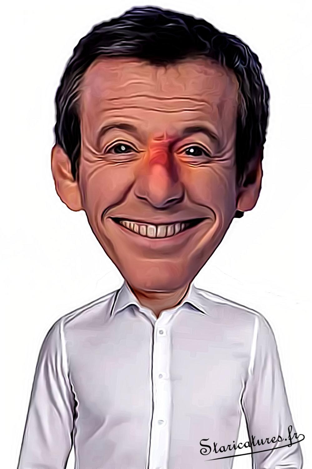 Caricature de Jean-Luc Reichmann