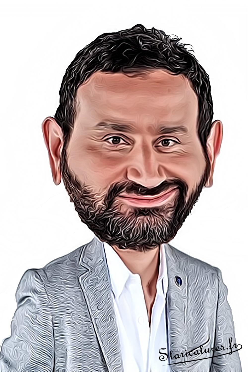 Caricature de Cyril Hanouna