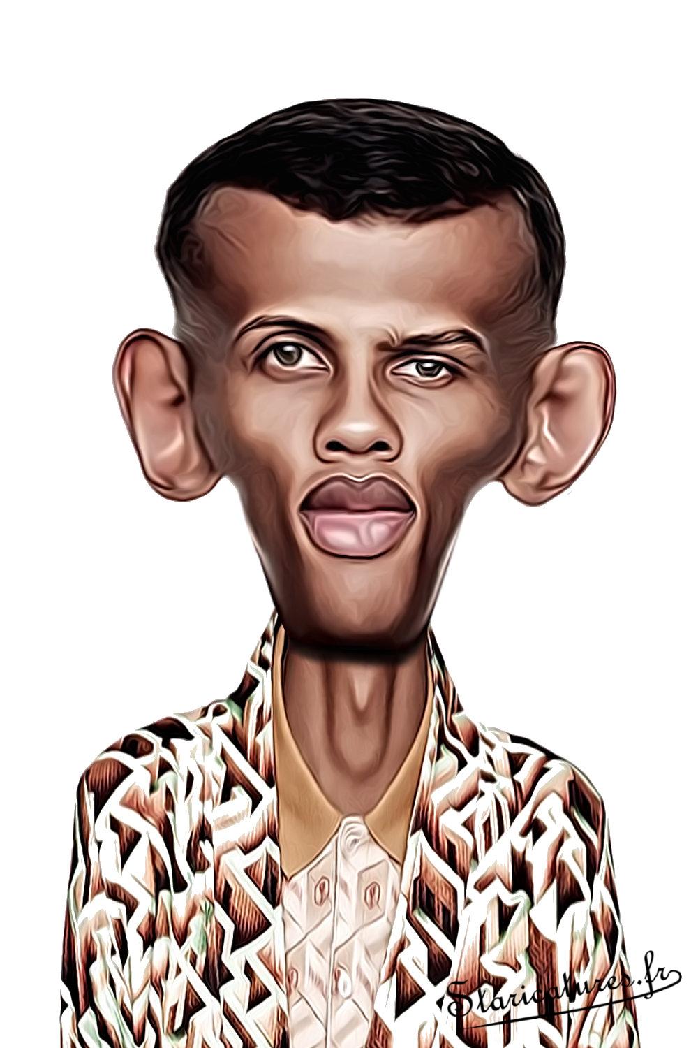 Caricature de  Stromae
