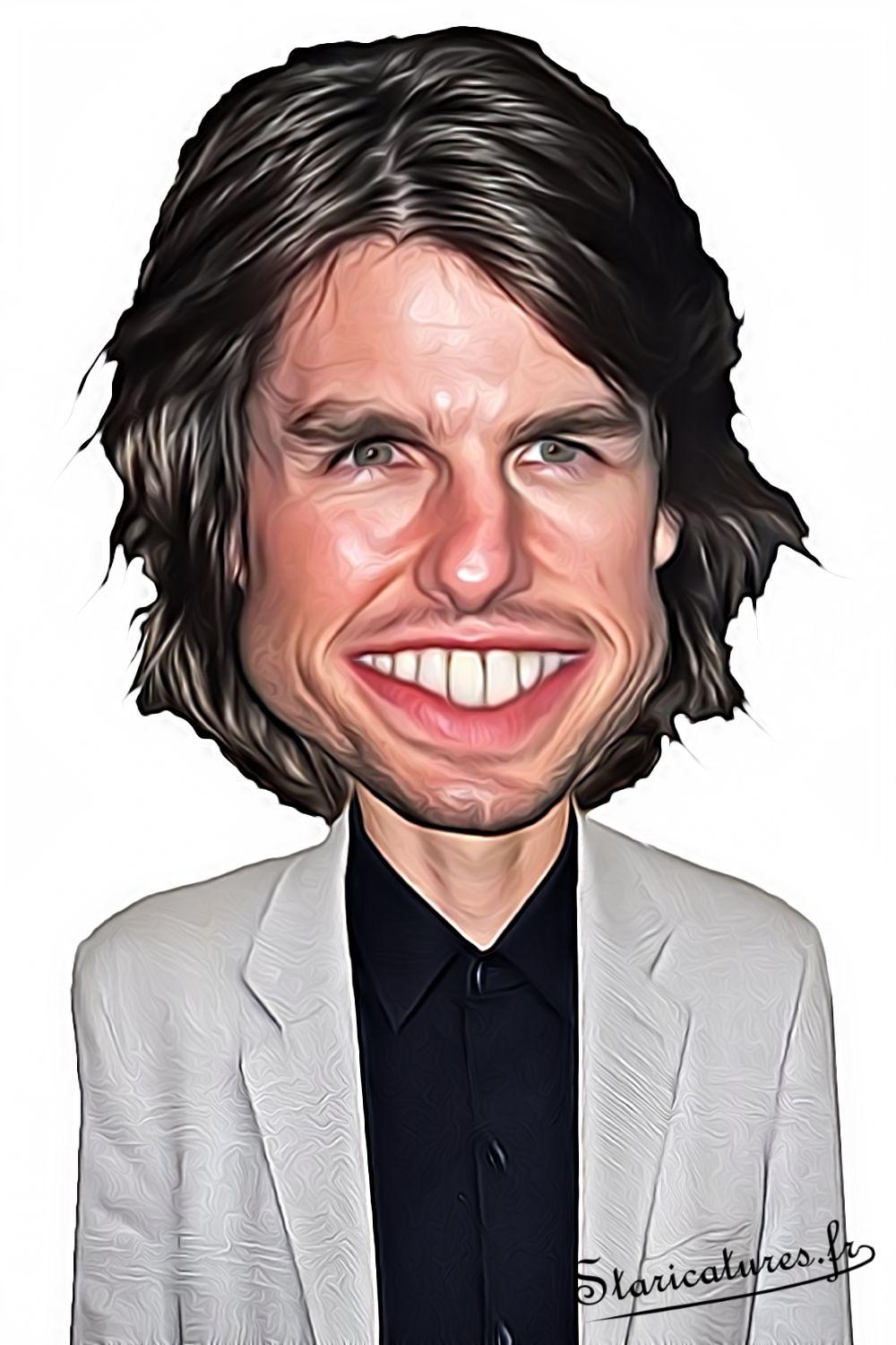 Caricature de Tom Cruise
