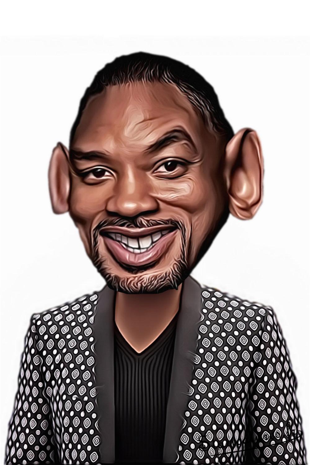 Caricature de Will Smith