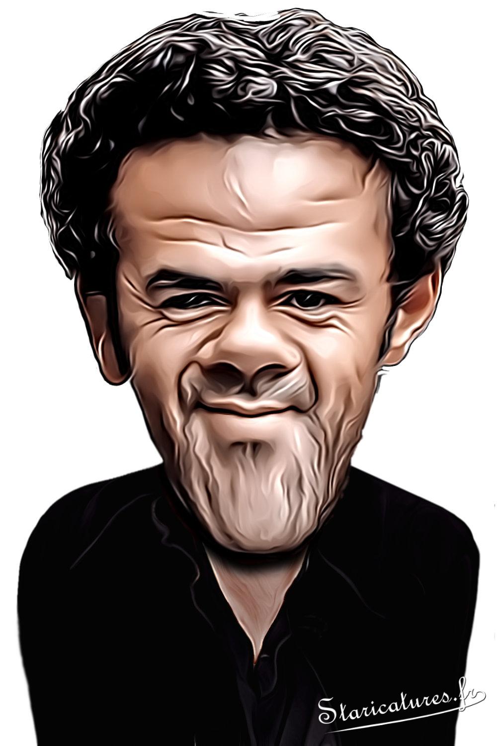 Caricature de Jamel Debbouze