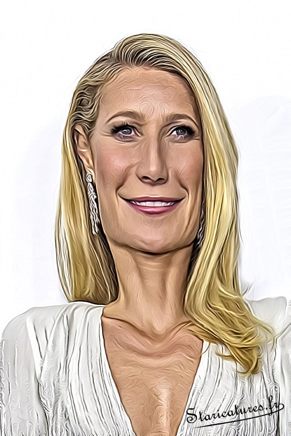 Caricature de Gwyneth Paltrow