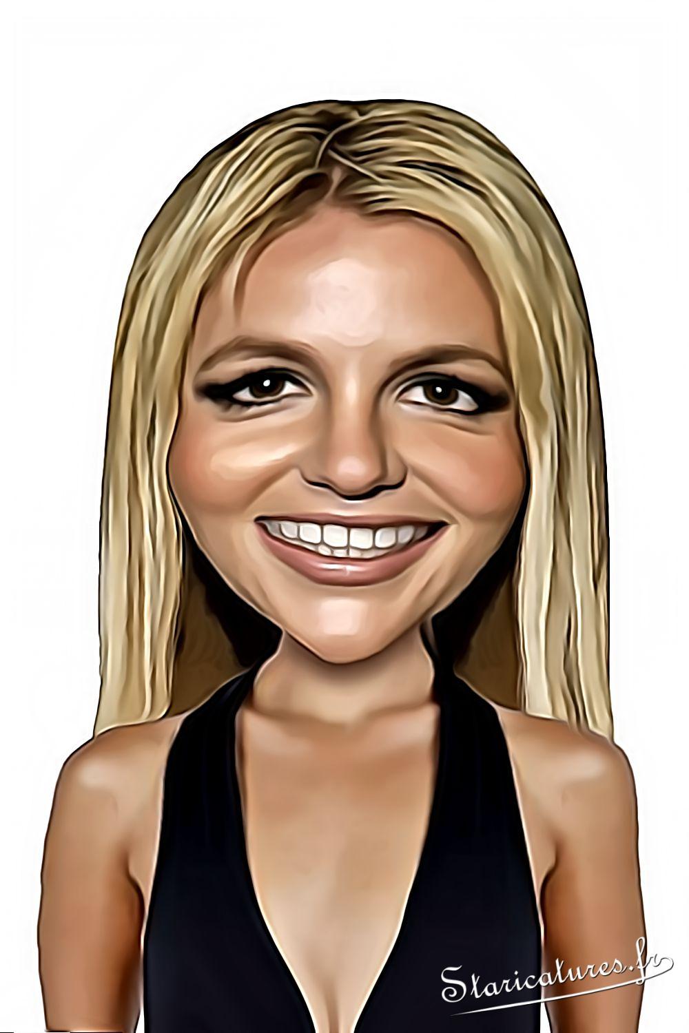 Caricature de Britney Spears