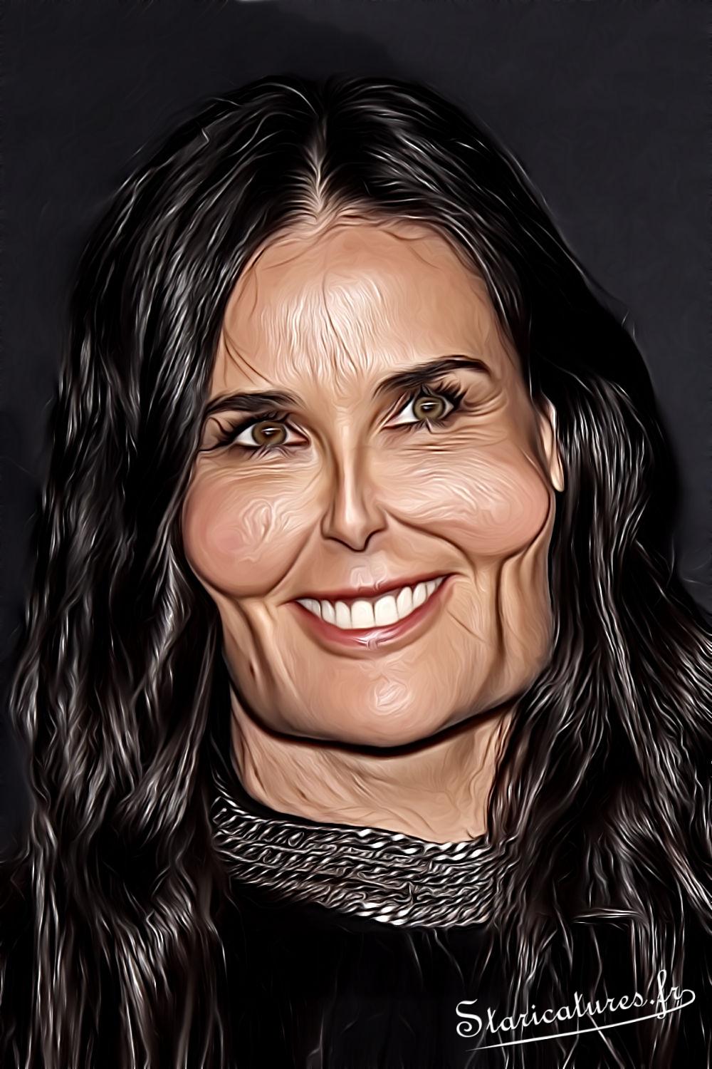 Caricature de Demi Moore