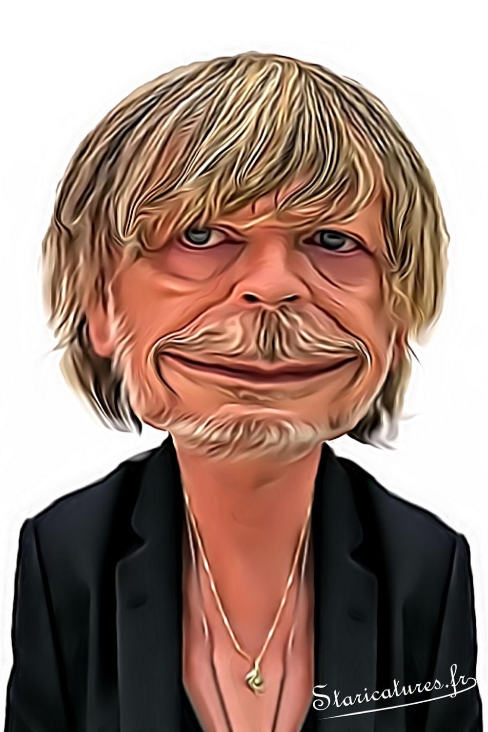 Caricature de  Renaud