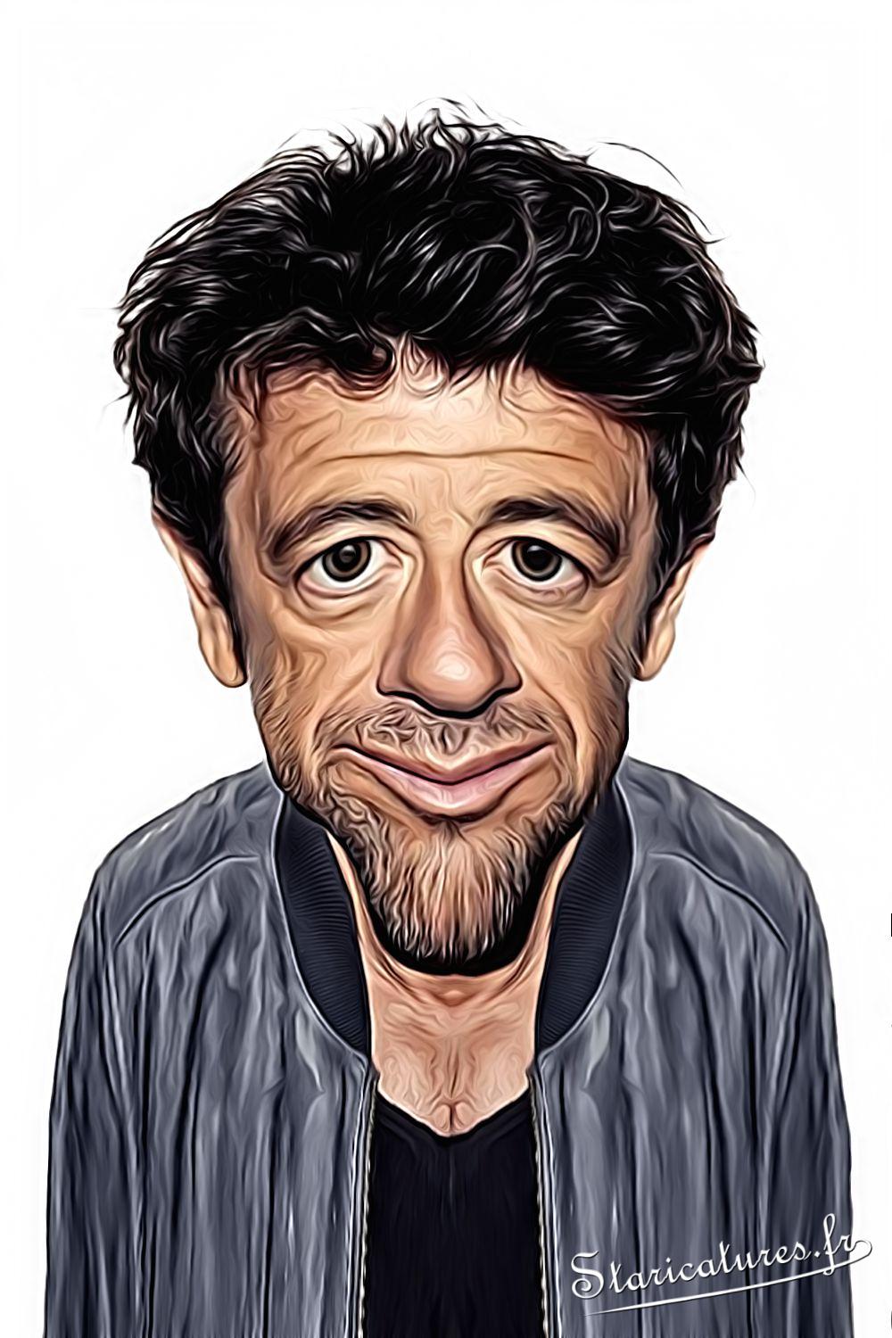 Caricature de Patrick Bruel