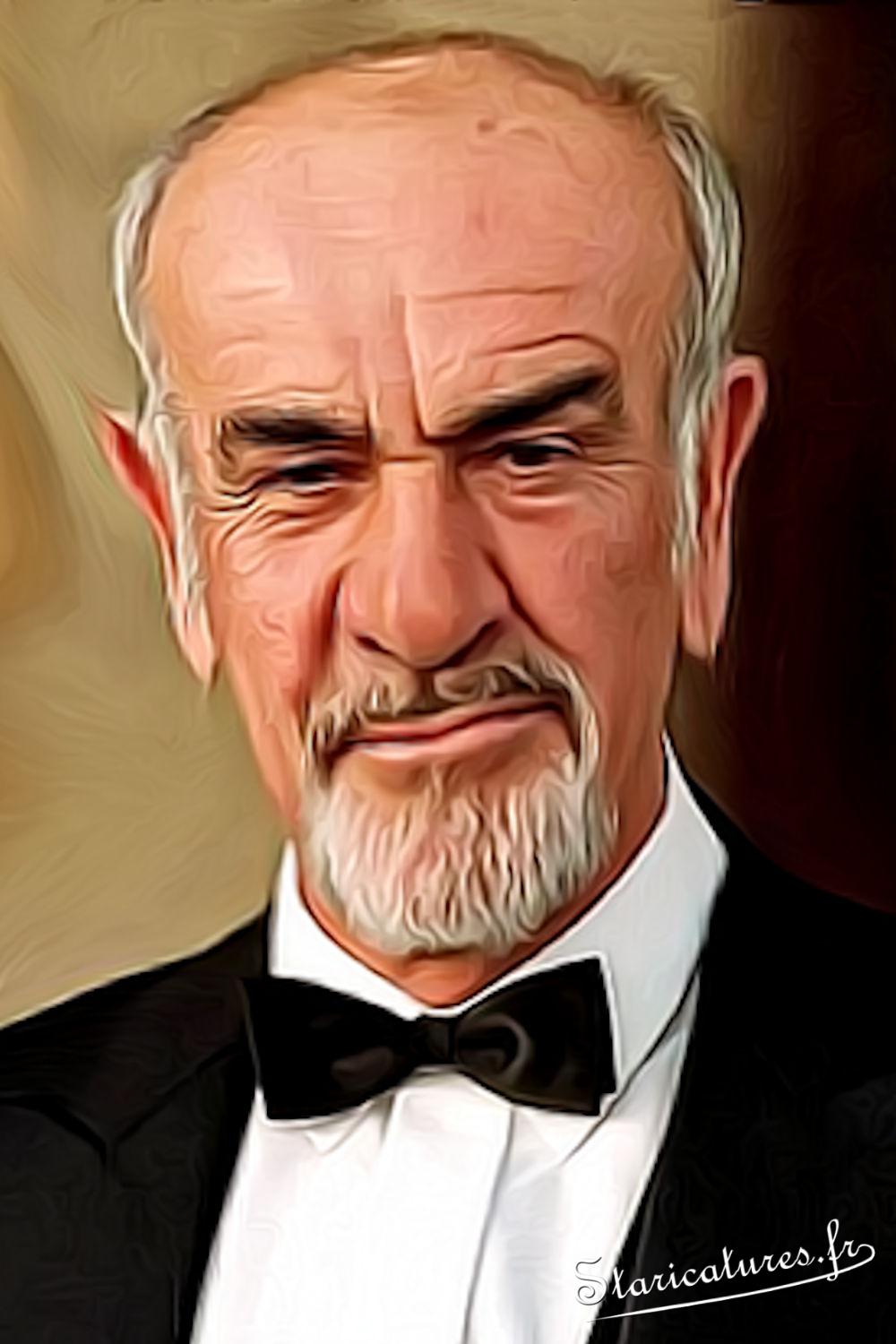 Caricature de Sean Connery