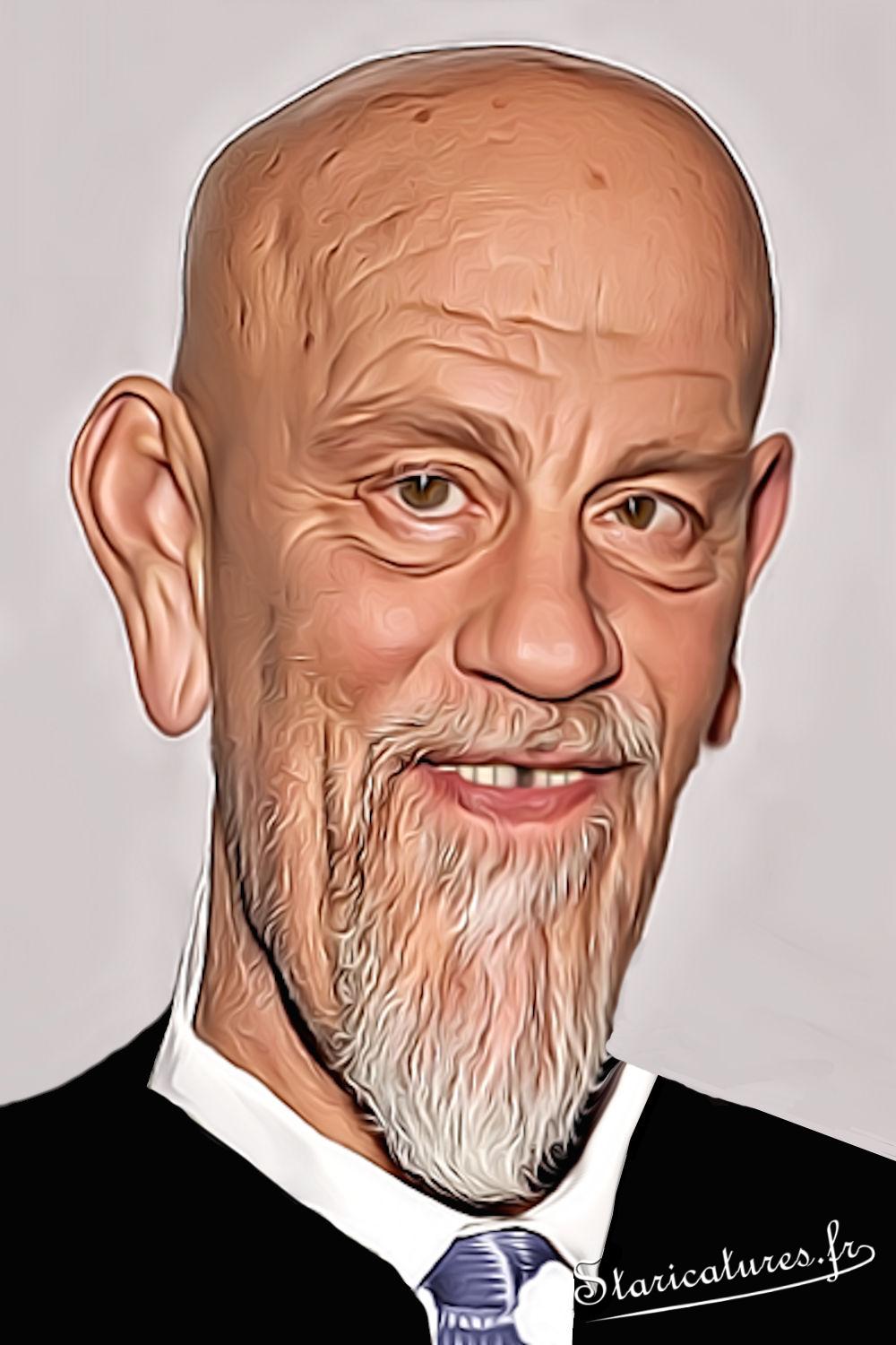 Caricature de John Malkovich