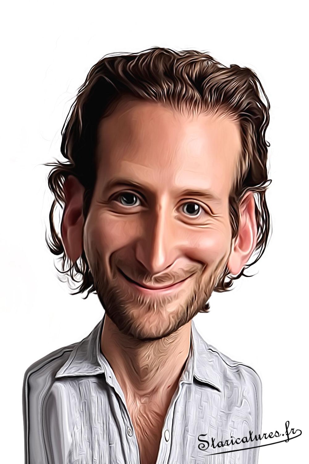 Caricature de Bradley Cooper