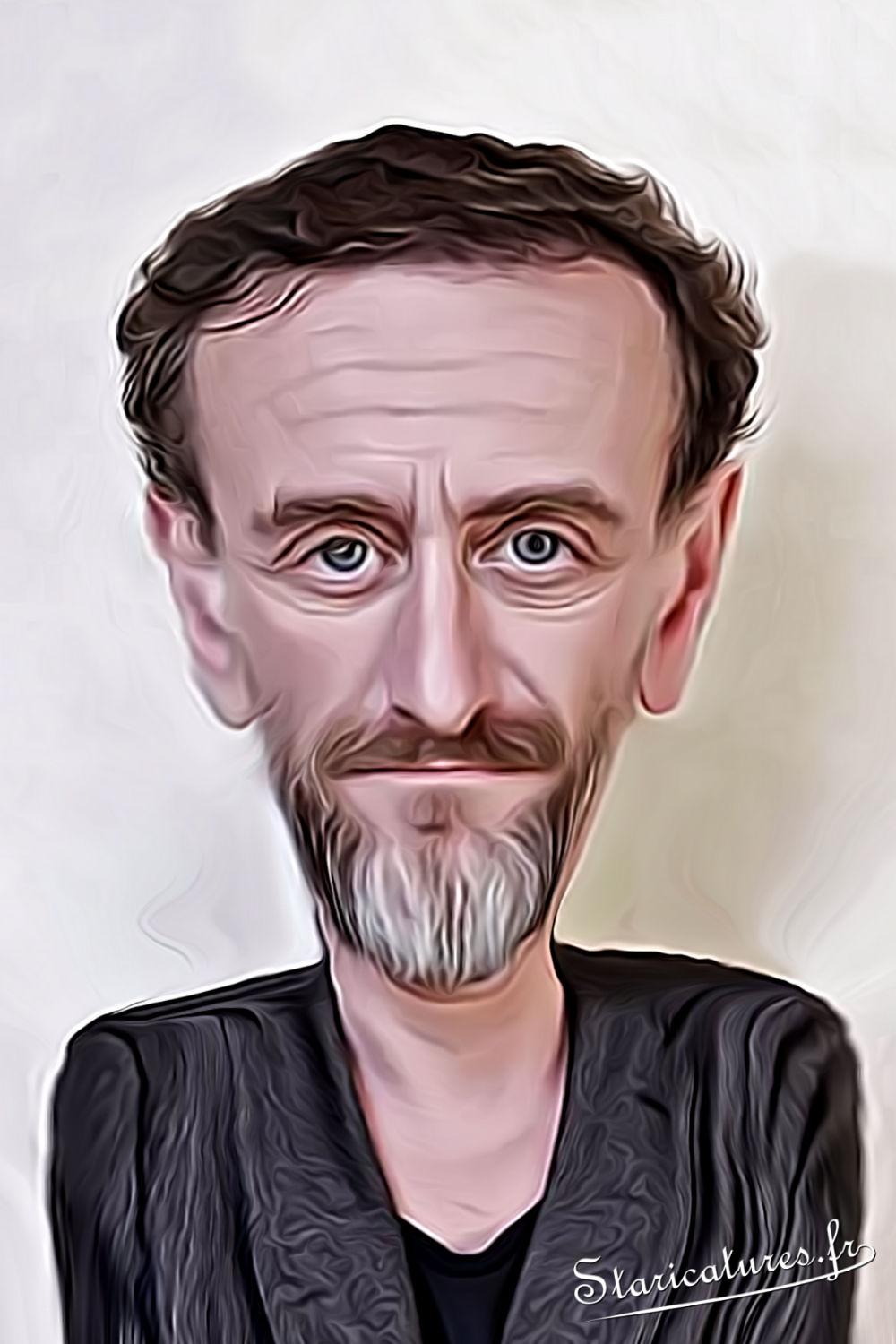 Caricature de Jean-Paul Rouve