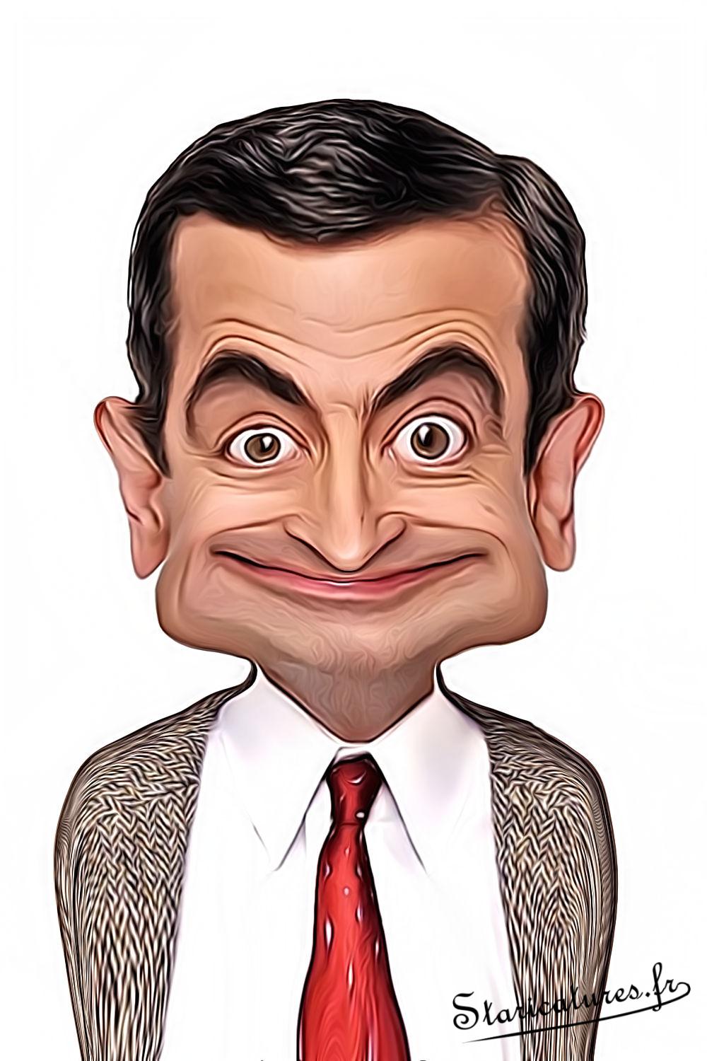 Caricature de Mr Bean