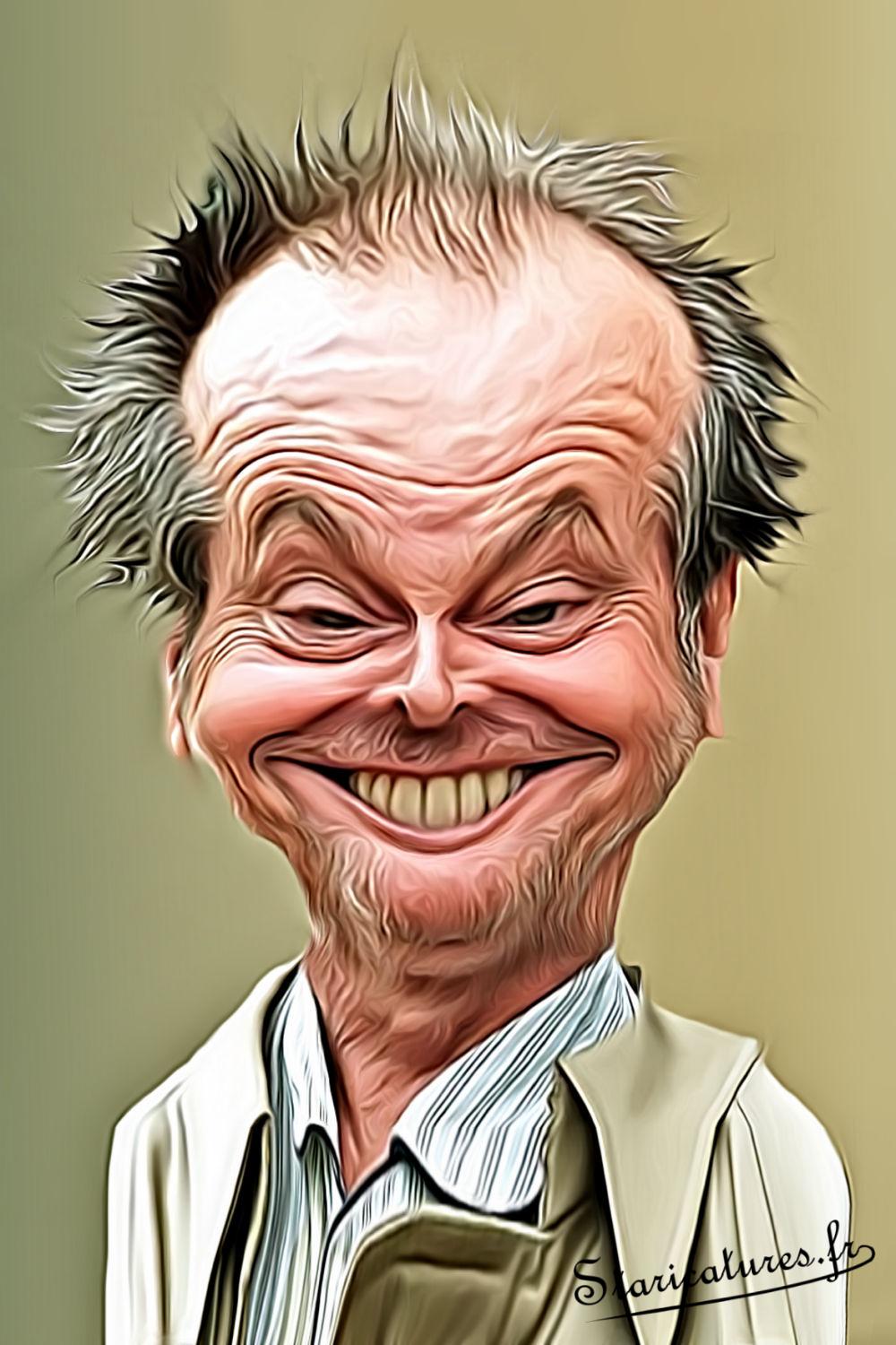 Caricature de Jack Nicholson