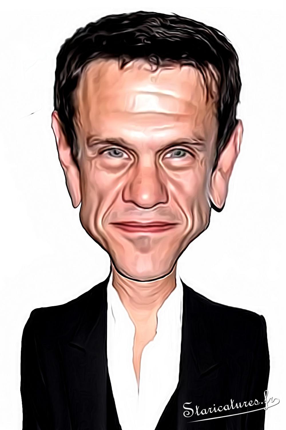 Caricature de Marc Lavoine